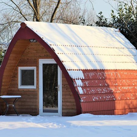 Luxe Eco Pod op Camping de Stal Drijber Buitenkant foto