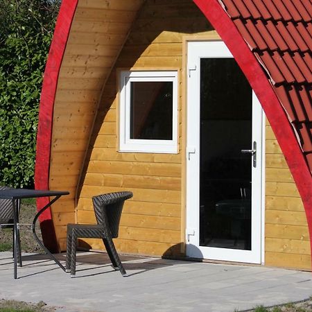 Luxe Eco Pod op Camping de Stal Drijber Buitenkant foto